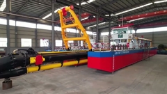 YSCSD450 切断用吸い込み掘削機の輸送前のワークショップでの試験